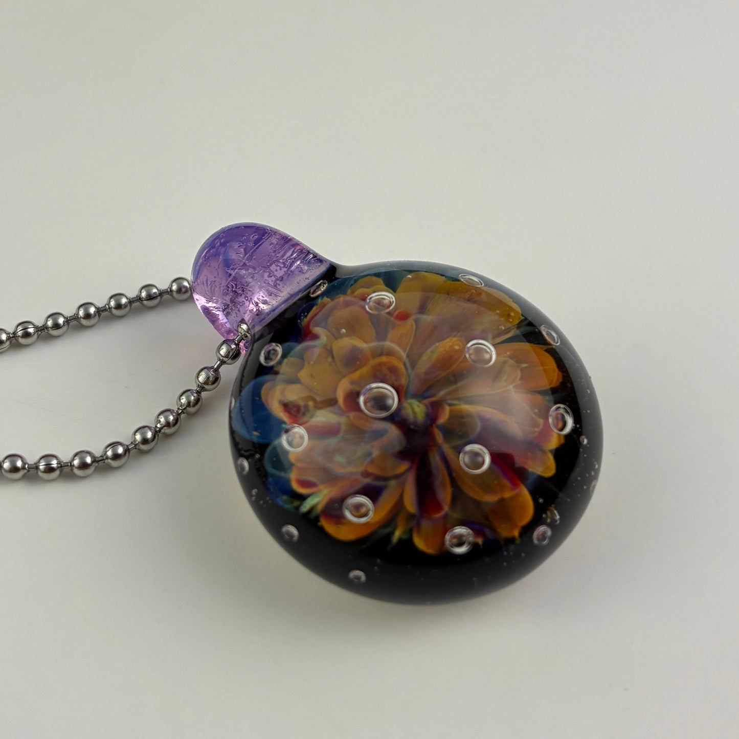 Nebula Air Trap | Glass Implosion Pendant