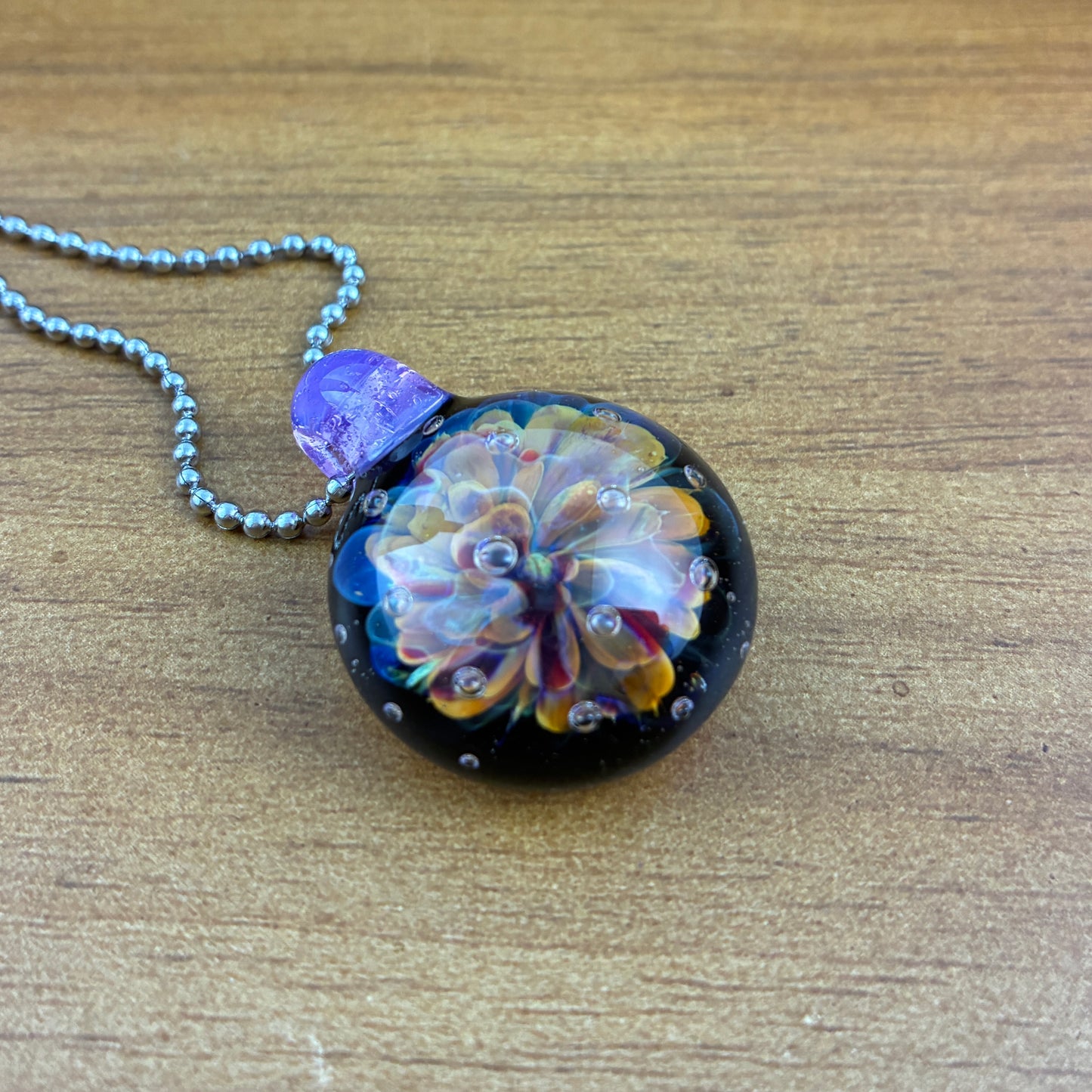 Nebula Air Trap | Glass Implosion Pendant