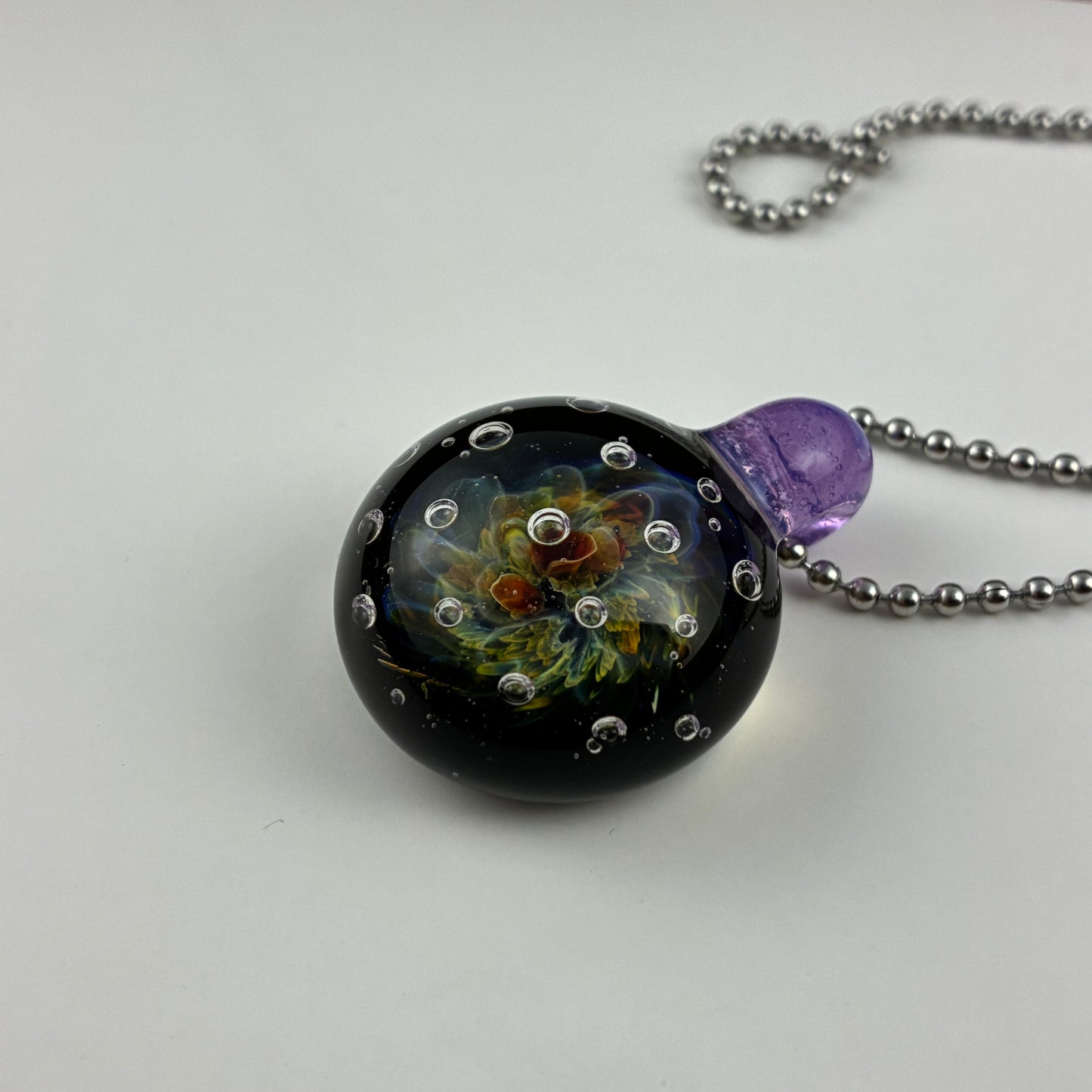 Air Trap Nebula | Glass Implosion Pendant