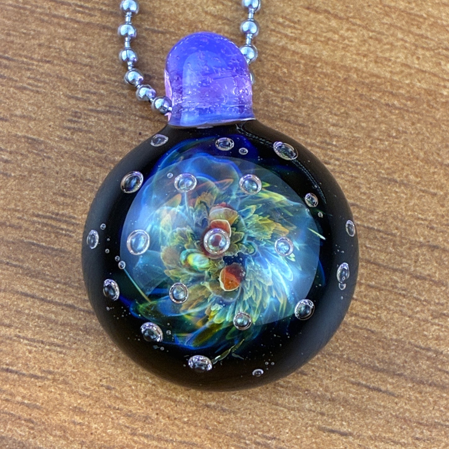 Air Trap Nebula | Glass Implosion Pendant