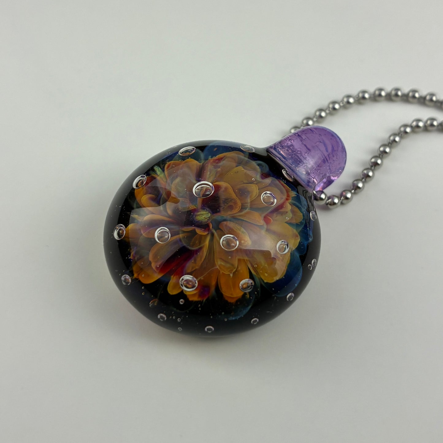 Nebula Air Trap | Glass Implosion Pendant