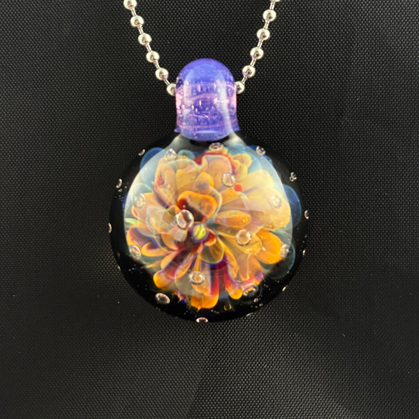 Nebula Air Trap | Glass Implosion Pendant