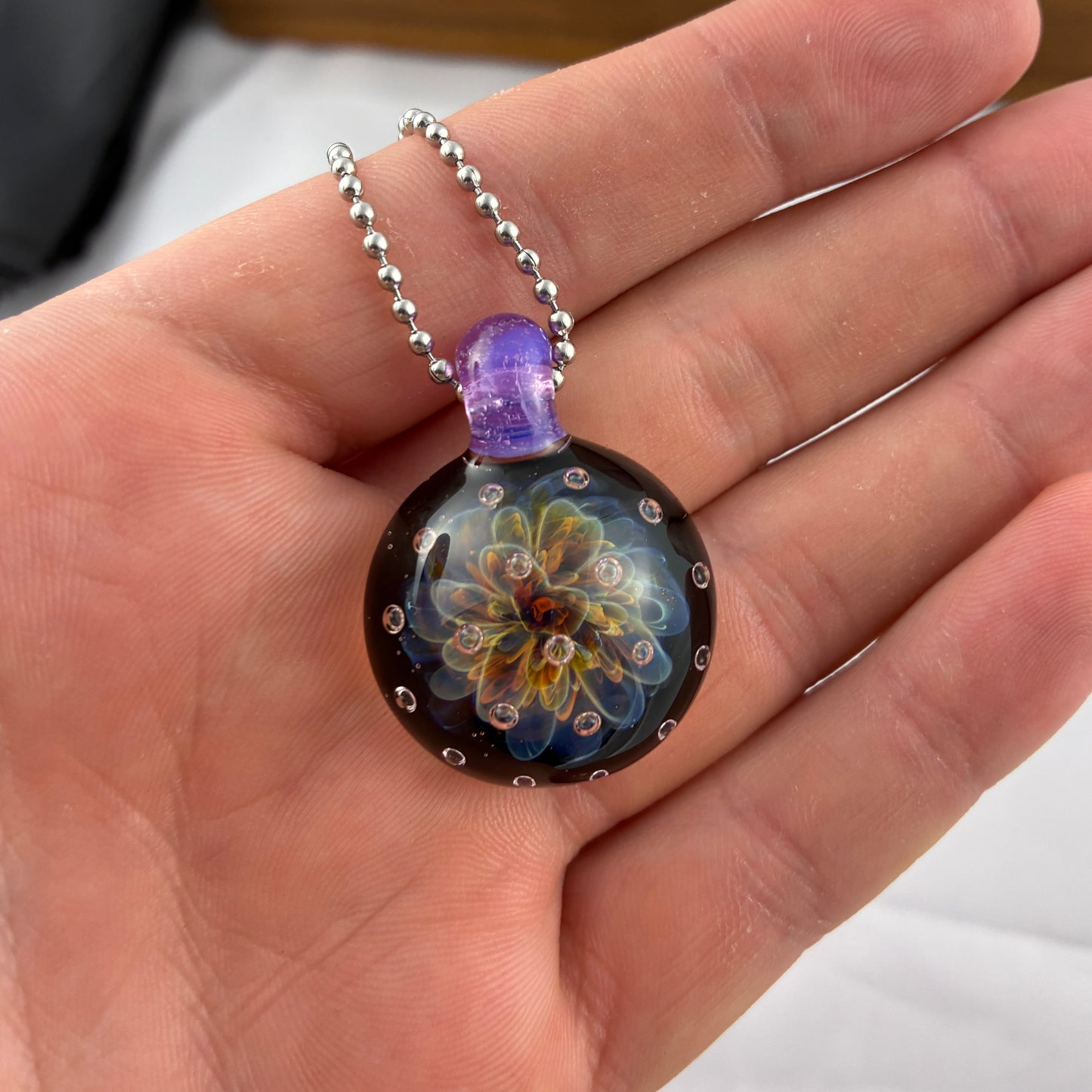 Pink Slyme | Nebula Air Trap Implosion Pendant