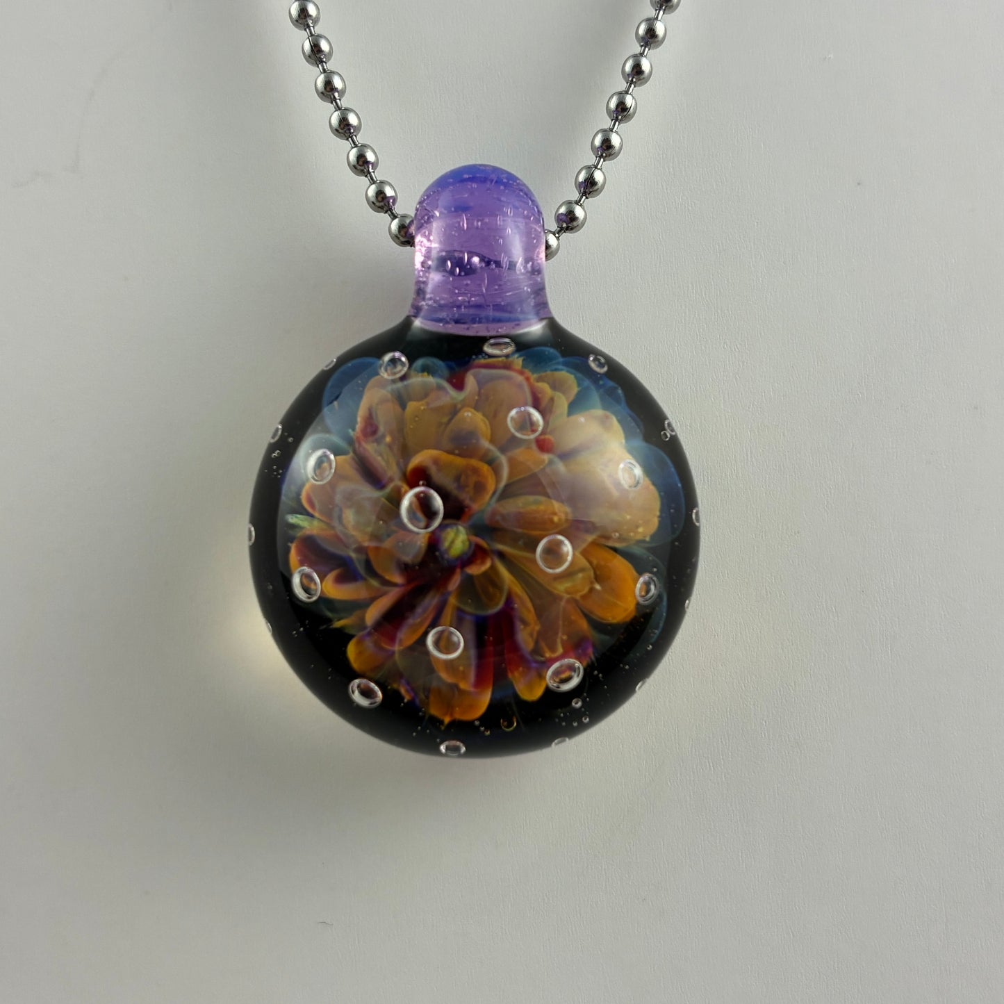 Nebula Air Trap | Glass Implosion Pendant