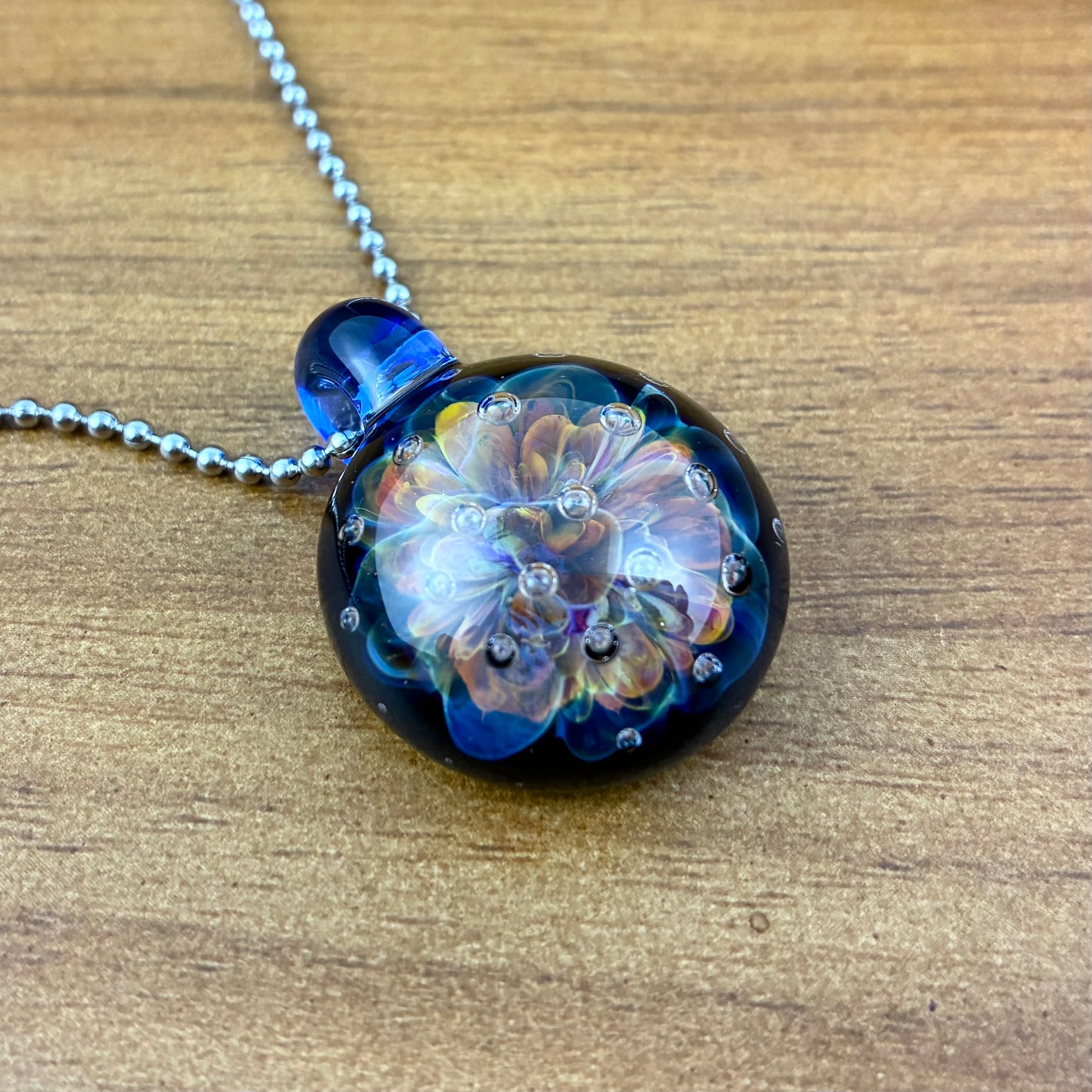 Nebula Air Trap | Glass Implosion Pendant