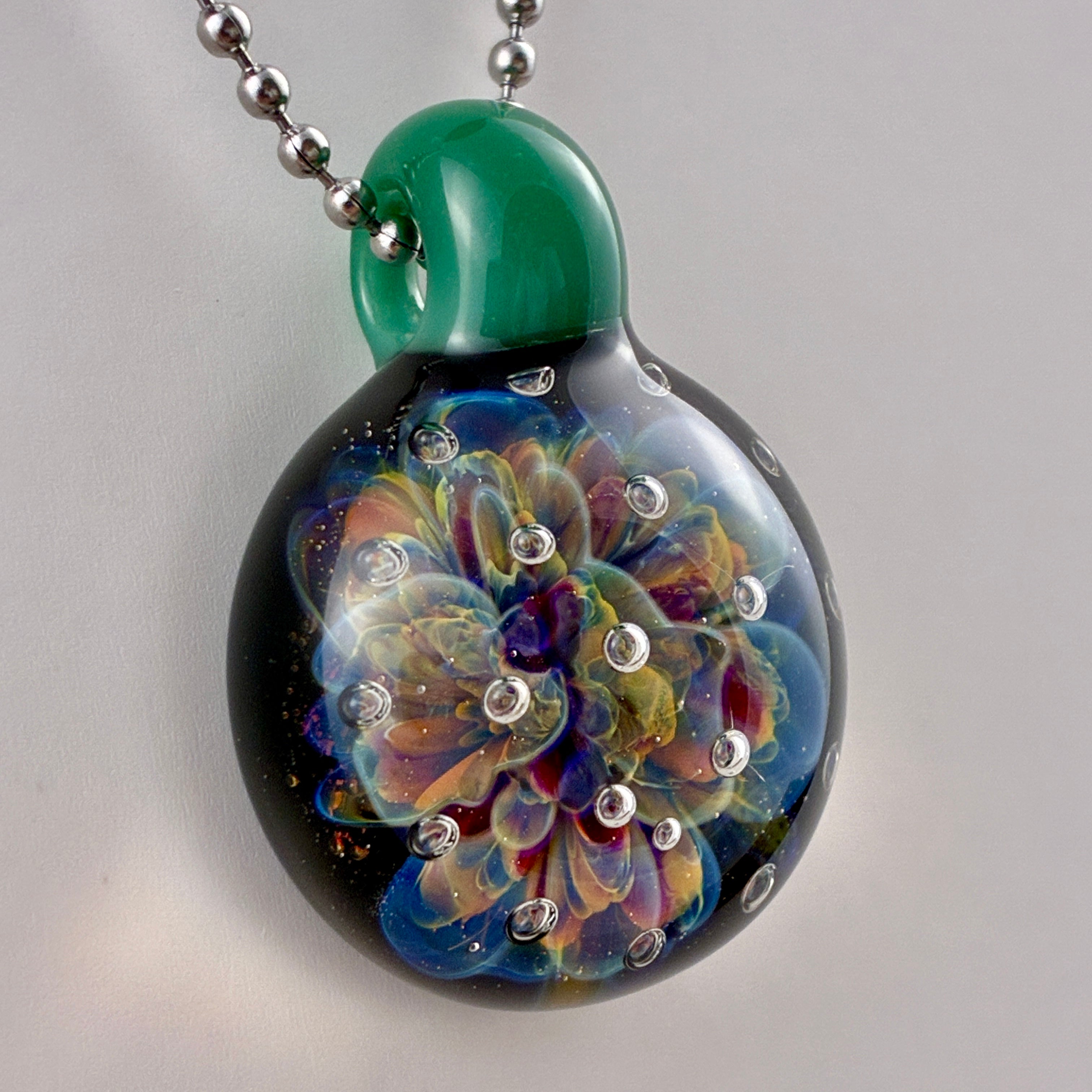 Tye Dye Nebula | Air Trap Implosion Pendant
