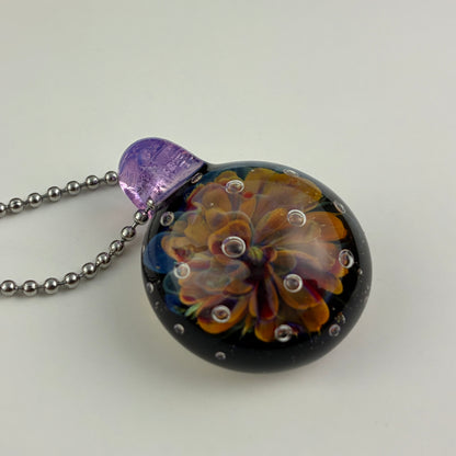 Nebula Air Trap | Glass Implosion Pendant