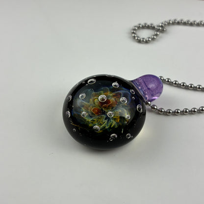 Air Trap Nebula | Glass Implosion Pendant