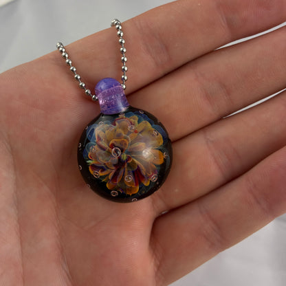 Nebula Air Trap | Glass Implosion Pendant