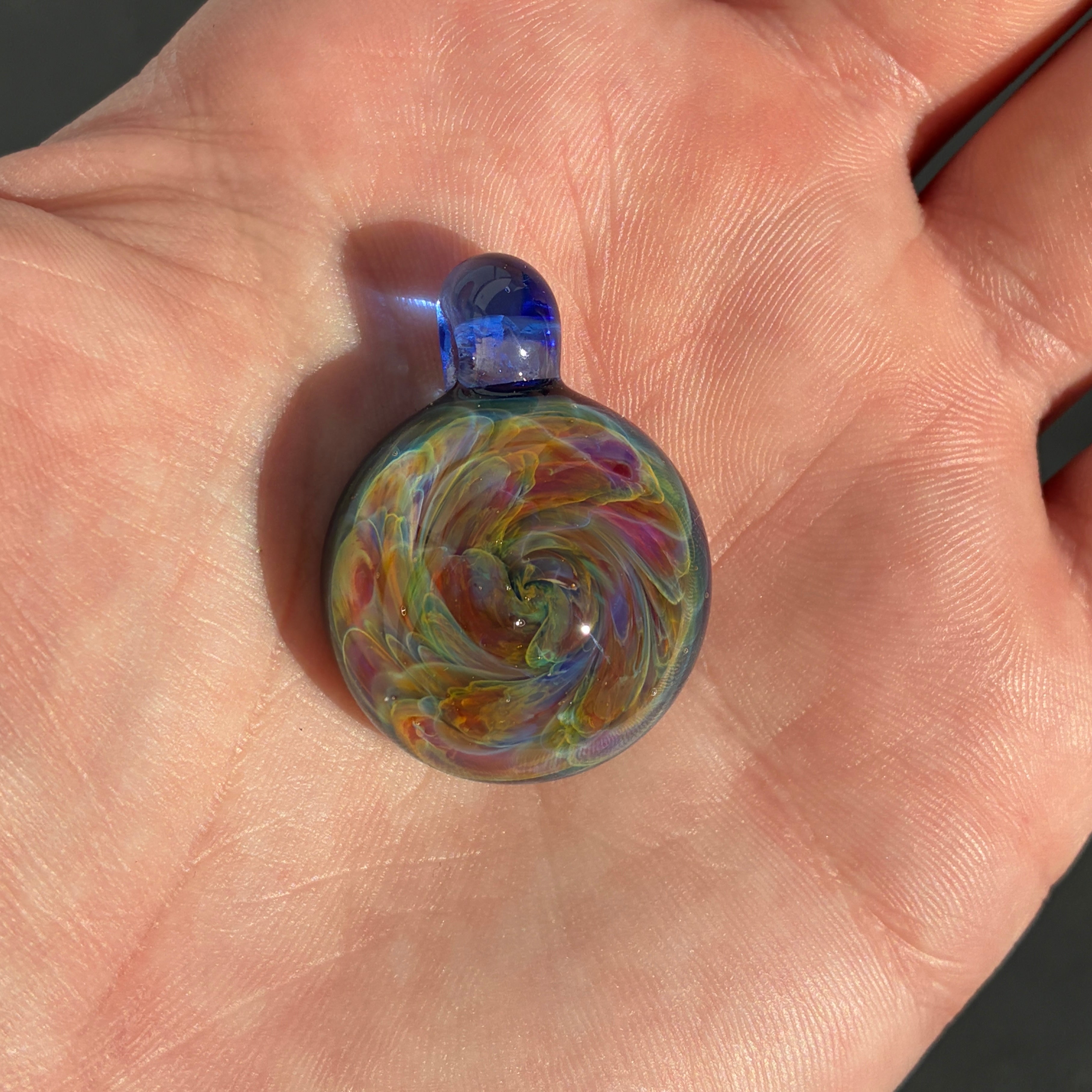 Tie-Dye Swirl Pendant