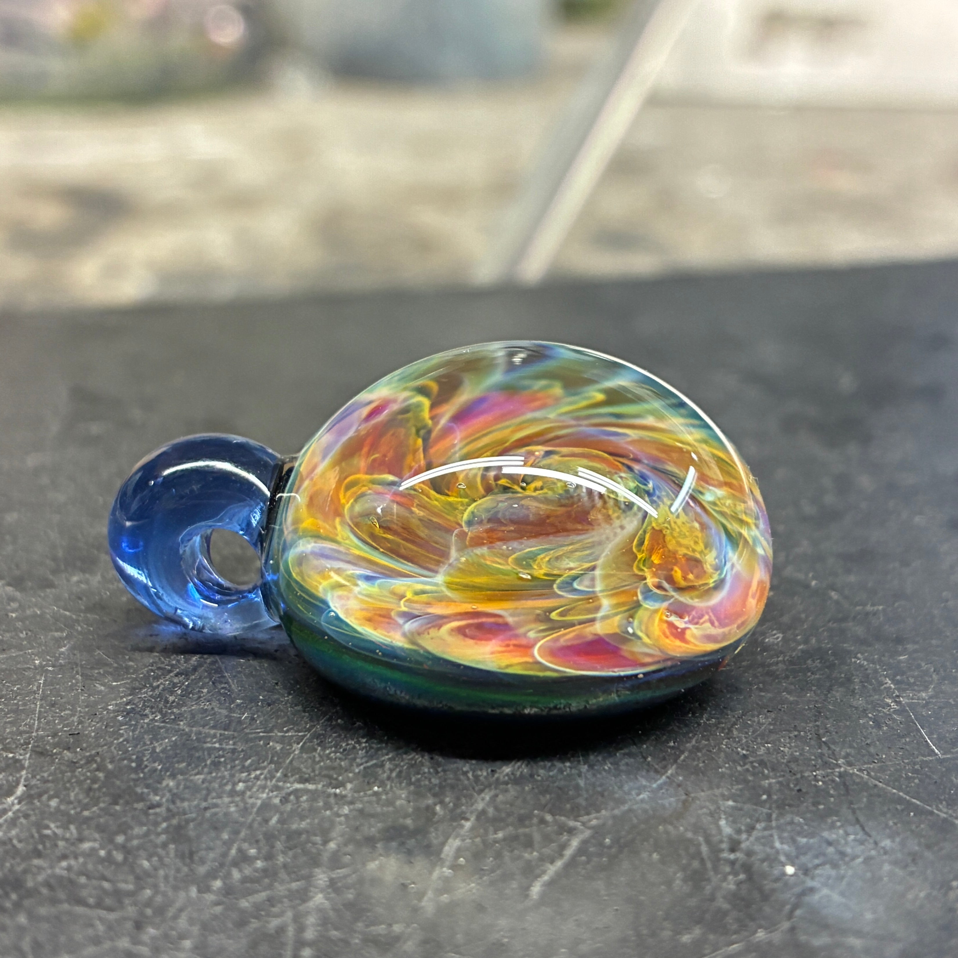 Tie-Dye Swirl Pendant