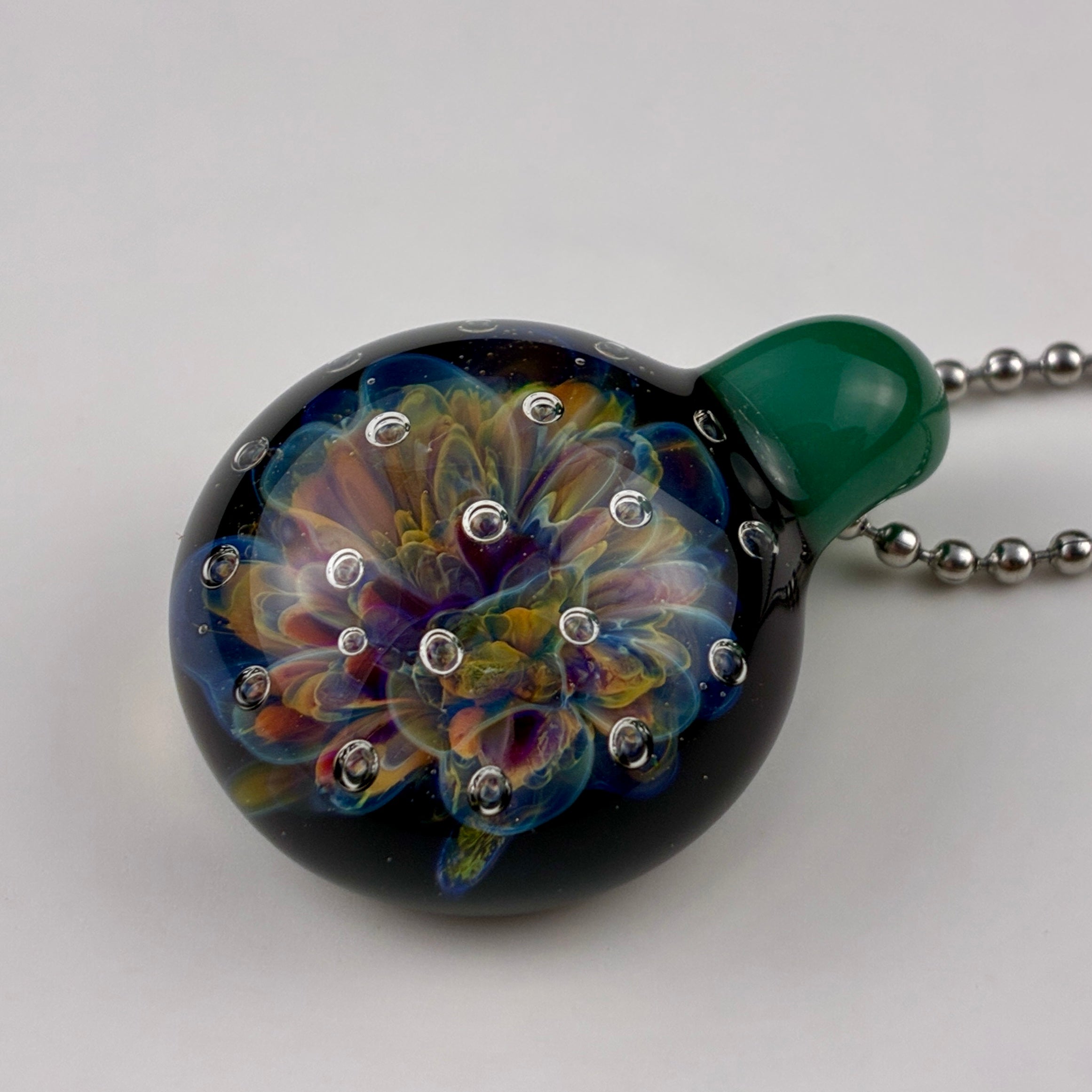Tye Dye Nebula | Air Trap Implosion Pendant