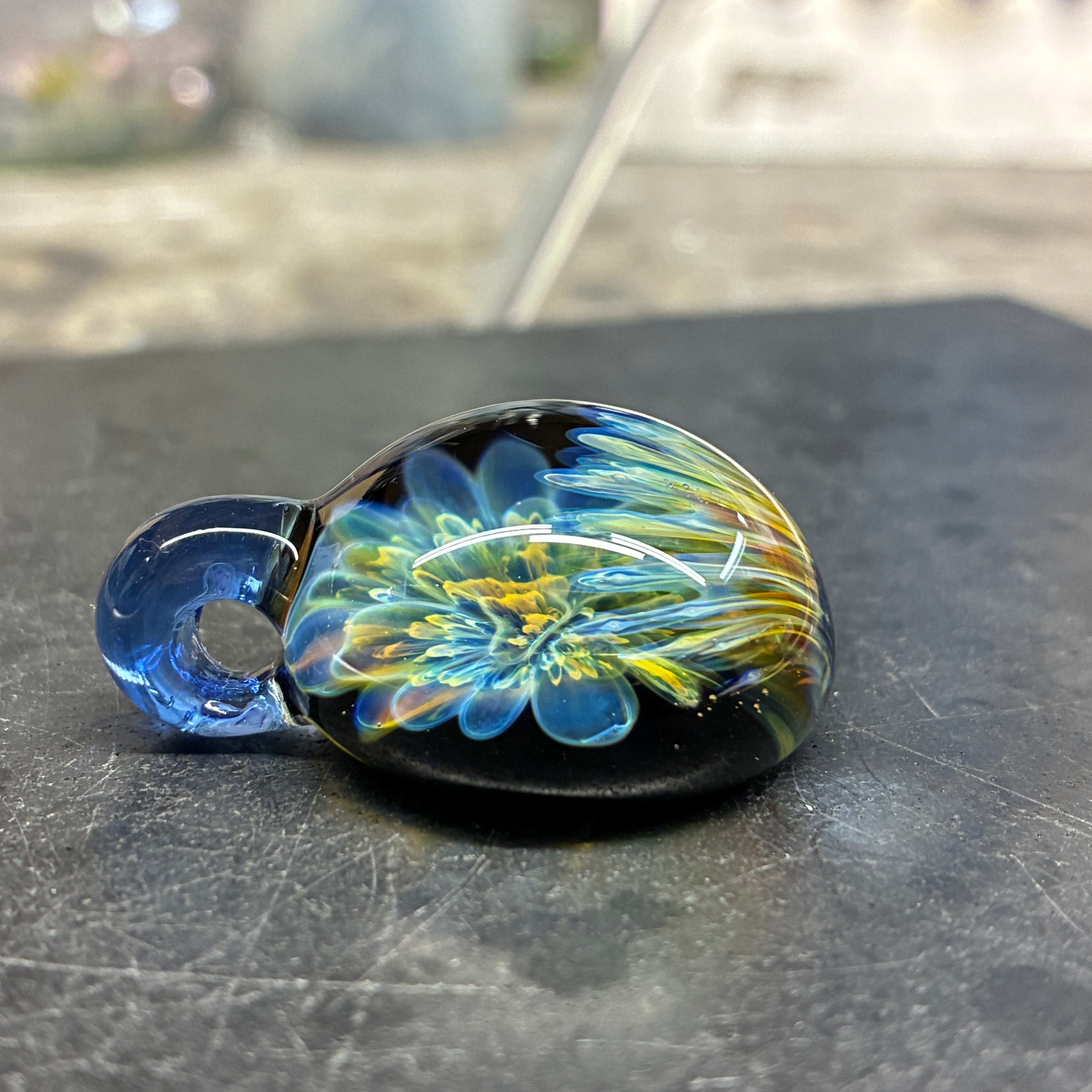 Layered Fume Bloom Pendant