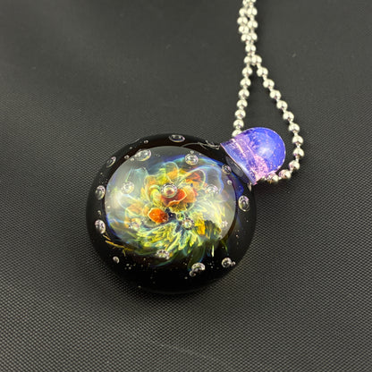Air Trap Nebula | Glass Implosion Pendant
