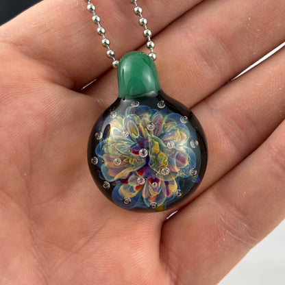 Tye Dye Nebula | Air Trap Implosion Pendant