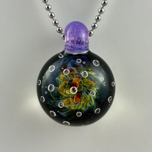 Air Trap Nebula | Glass Implosion Pendant