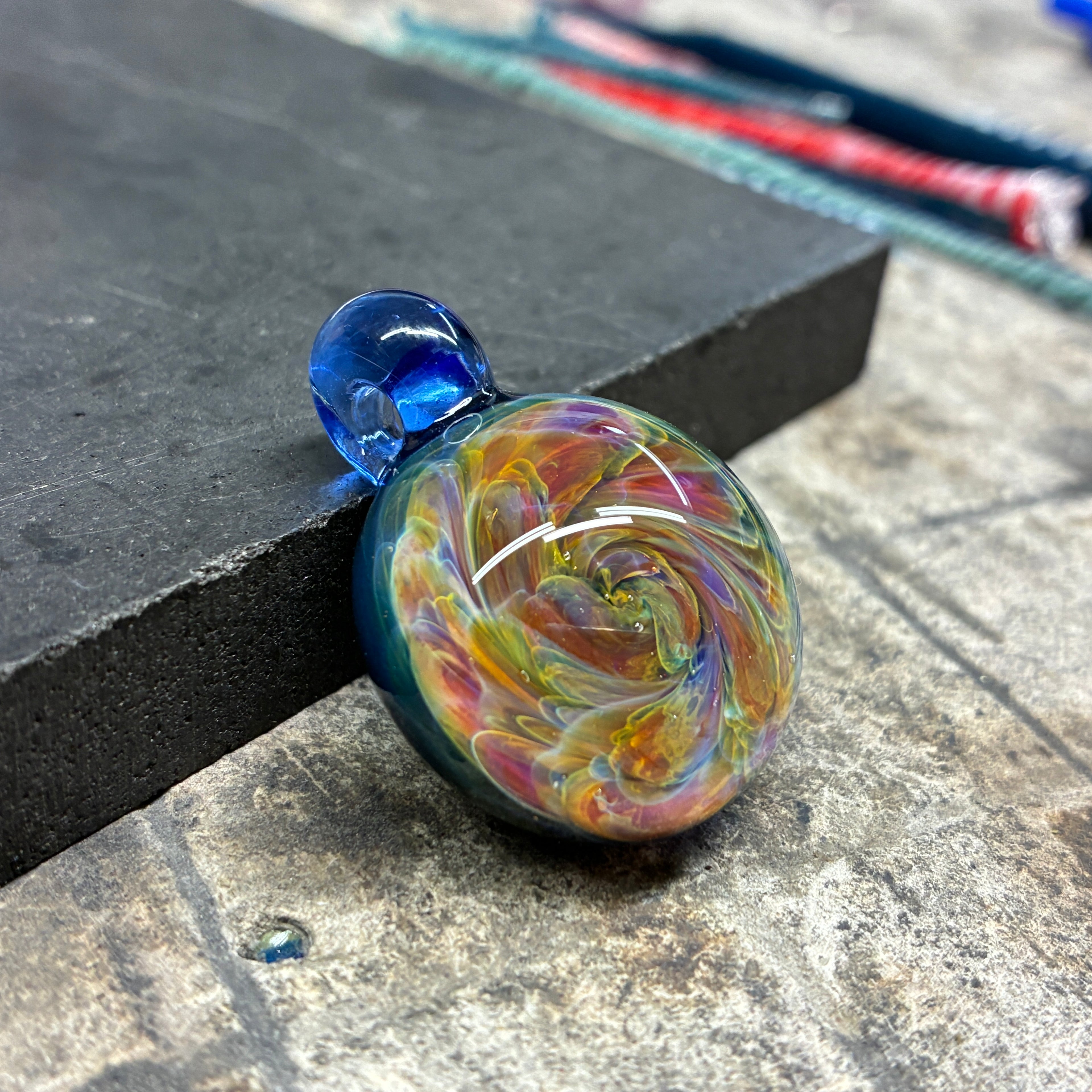 Tie-Dye Swirl Pendant