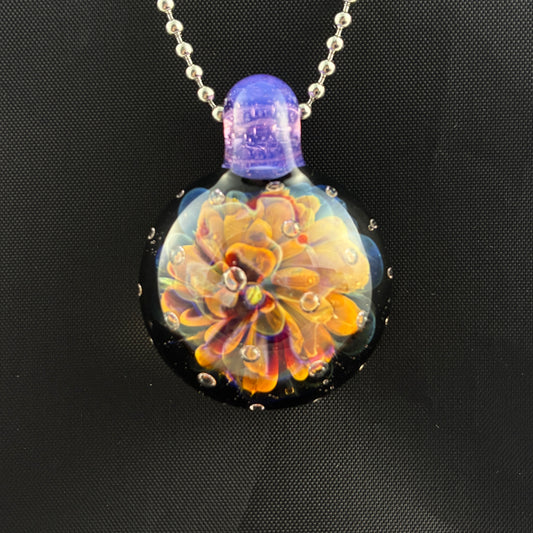 Nebula Air Trap | Glass Implosion Pendant