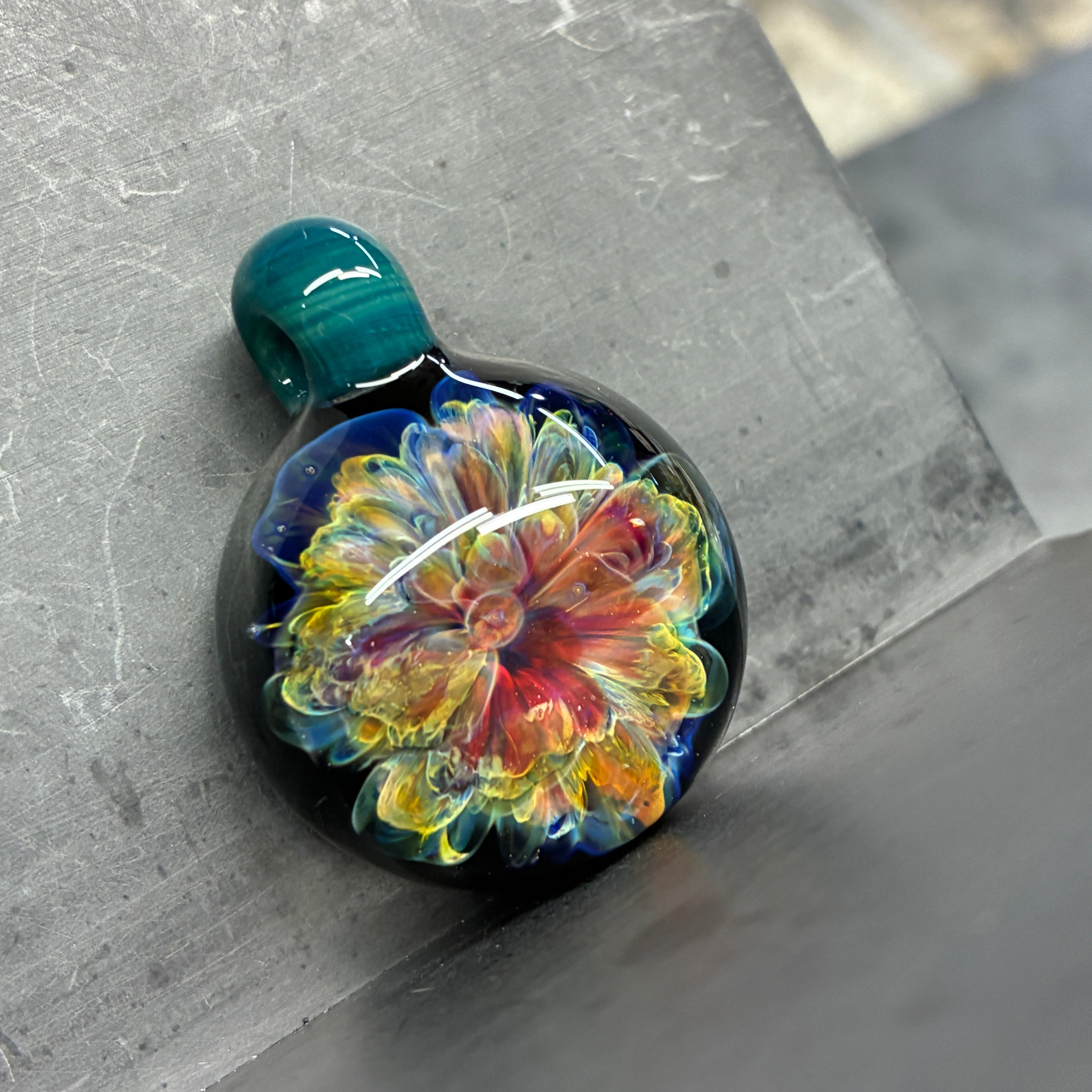 Tie-Dye Nebula Pendant