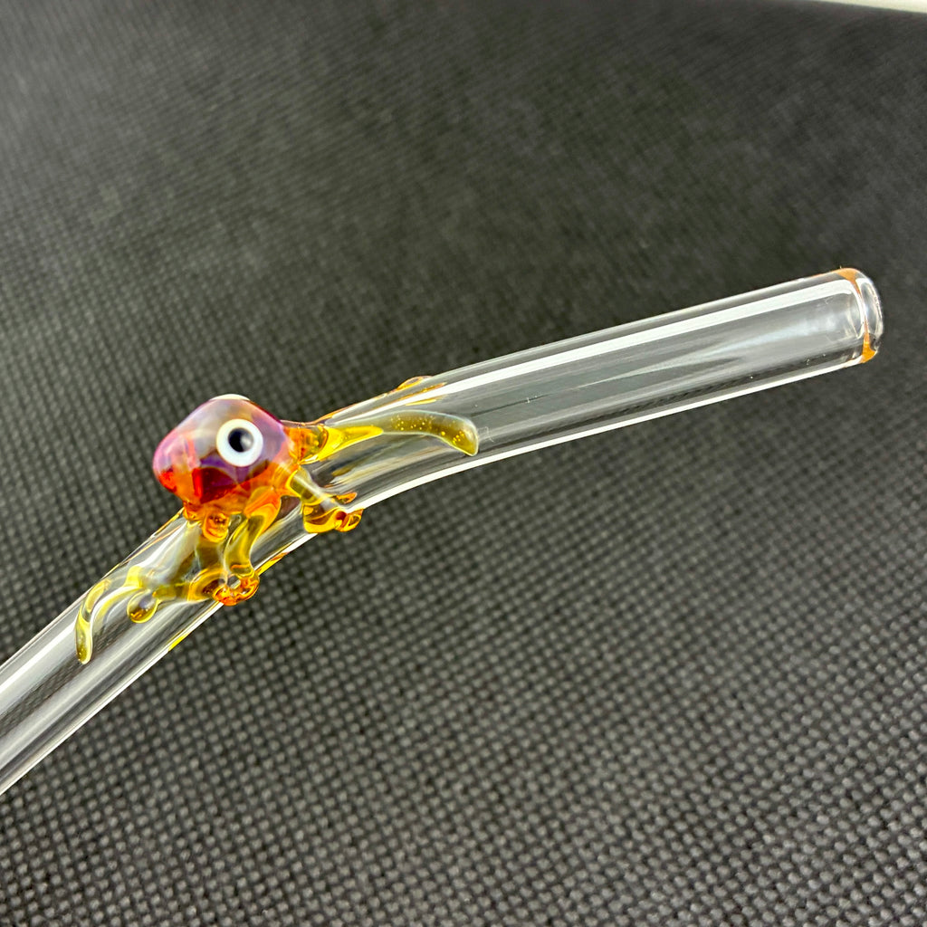 Glass Octopus Straw