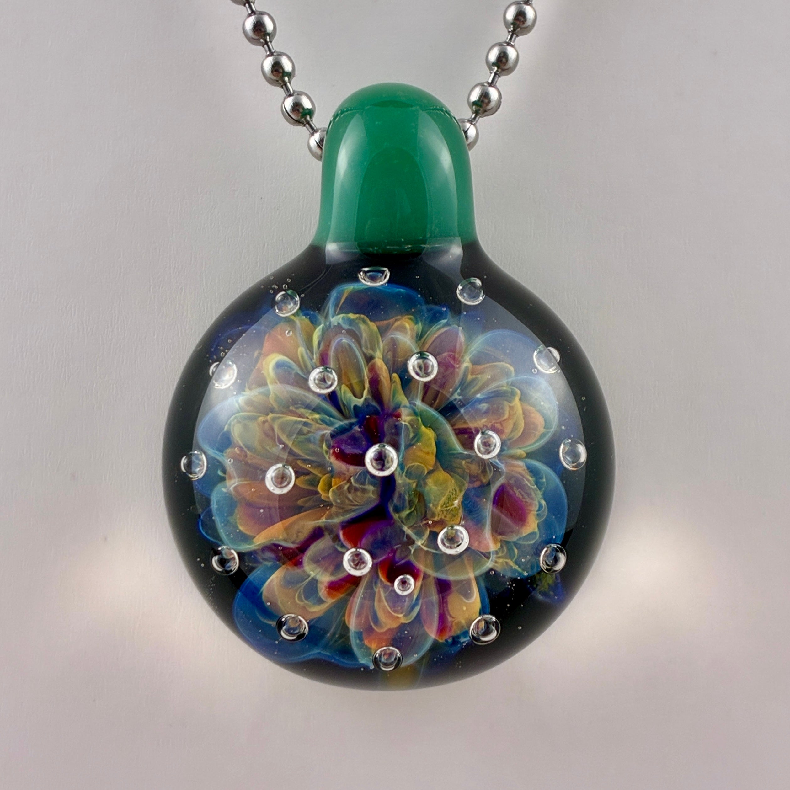 Tye Dye Nebula | Air Trap Implosion Pendant