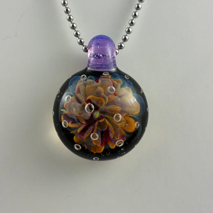 Nebula Air Trap | Glass Implosion Pendant