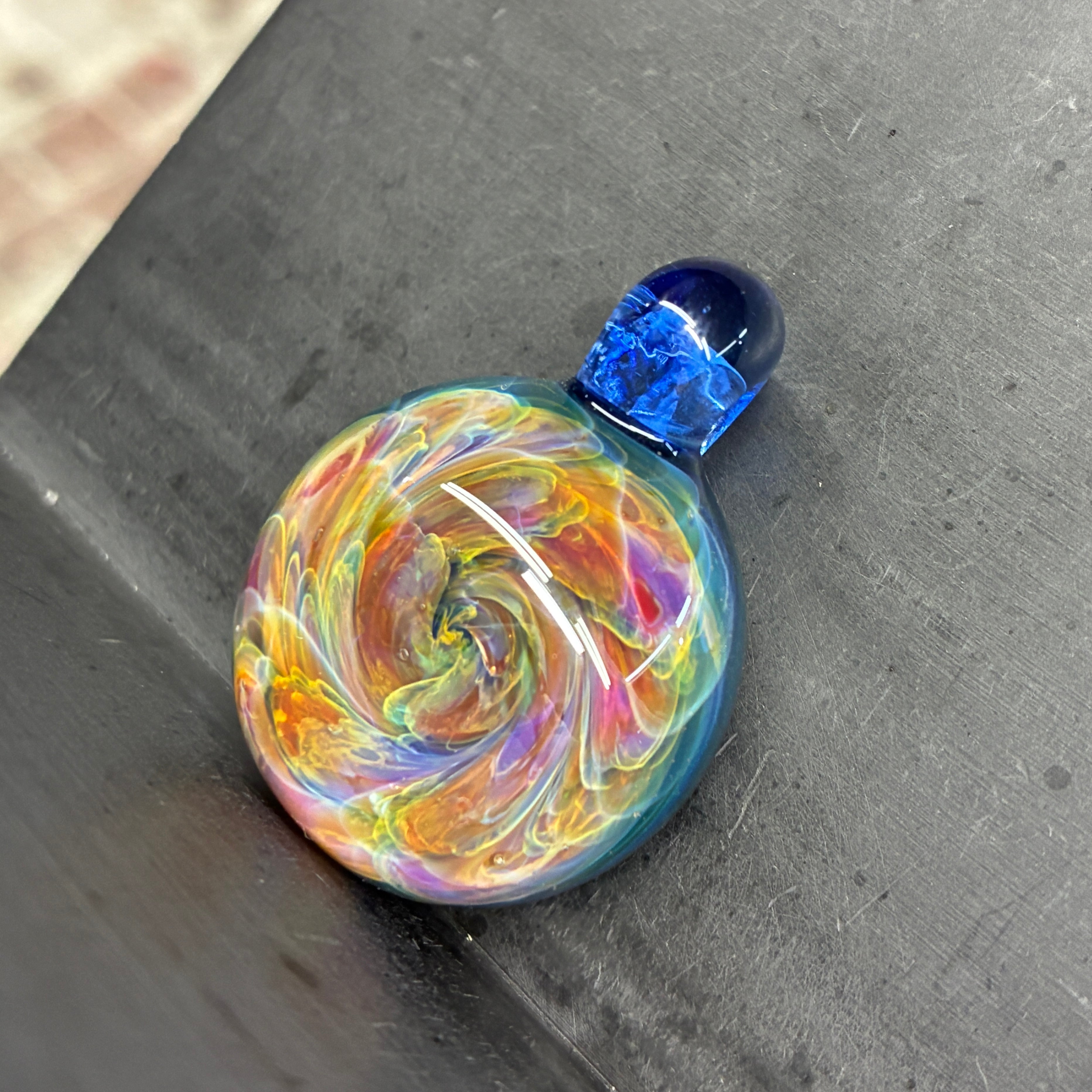 Tie-Dye Swirl Pendant