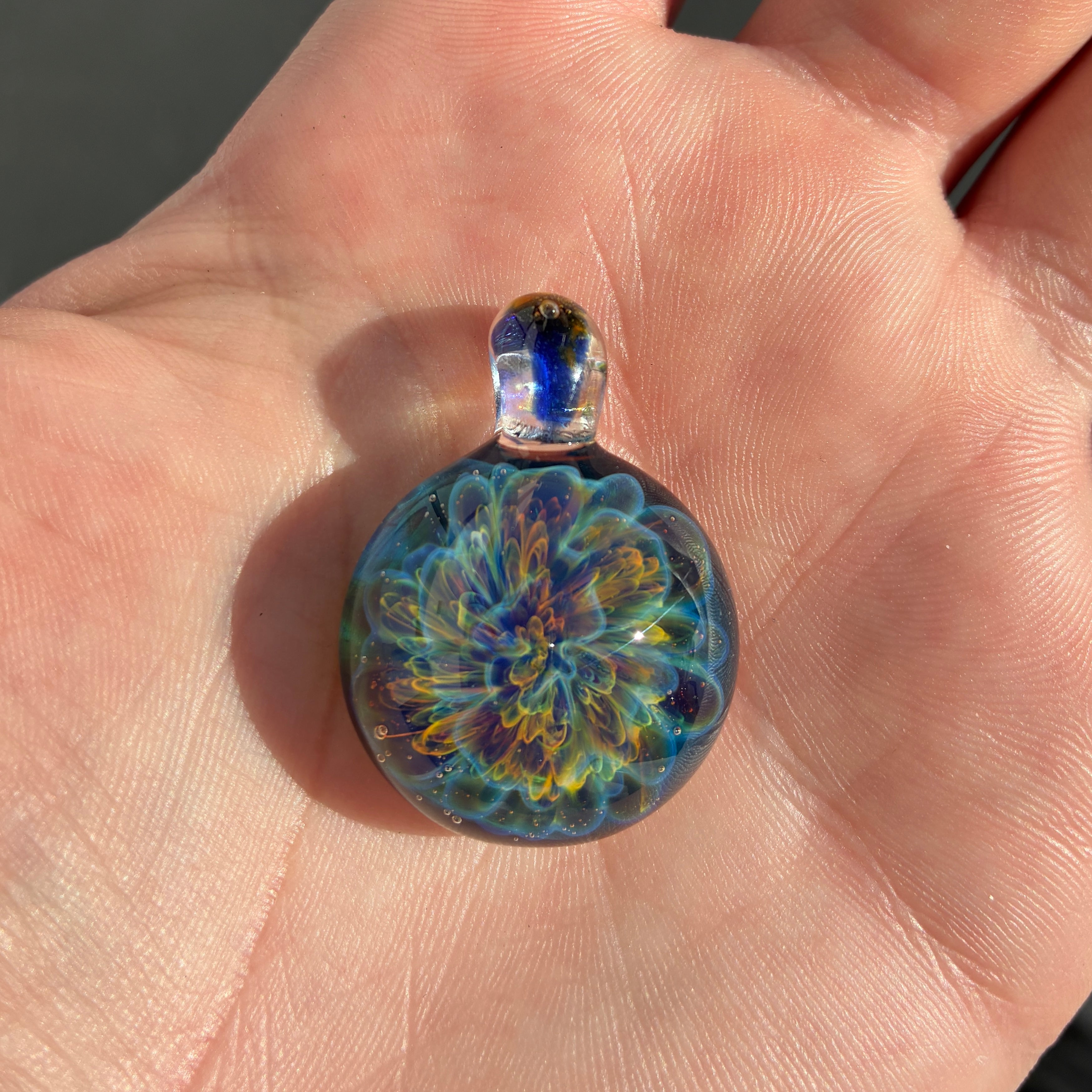 Tie-Dye Nebula Pendant