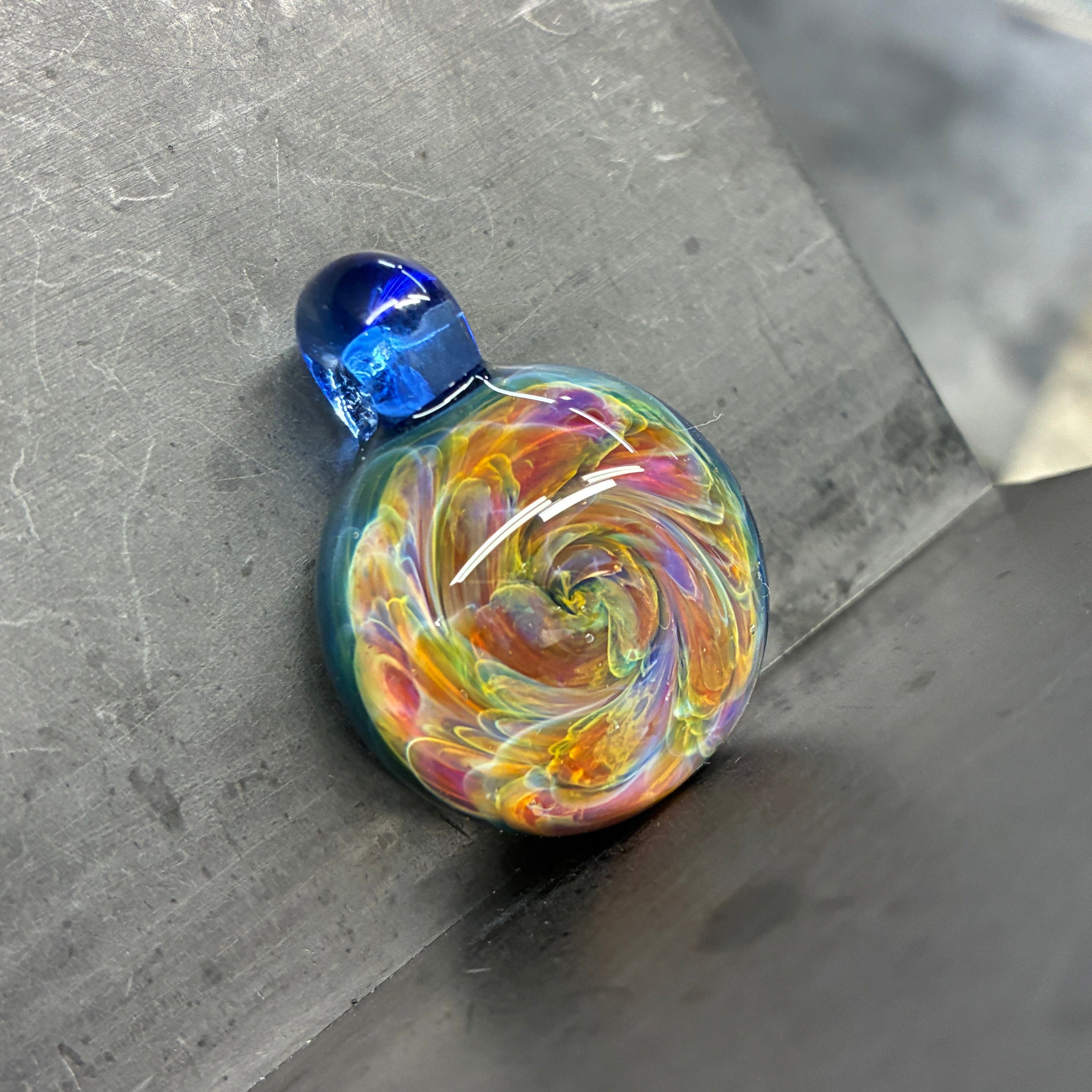 Tie-Dye Swirl Pendant