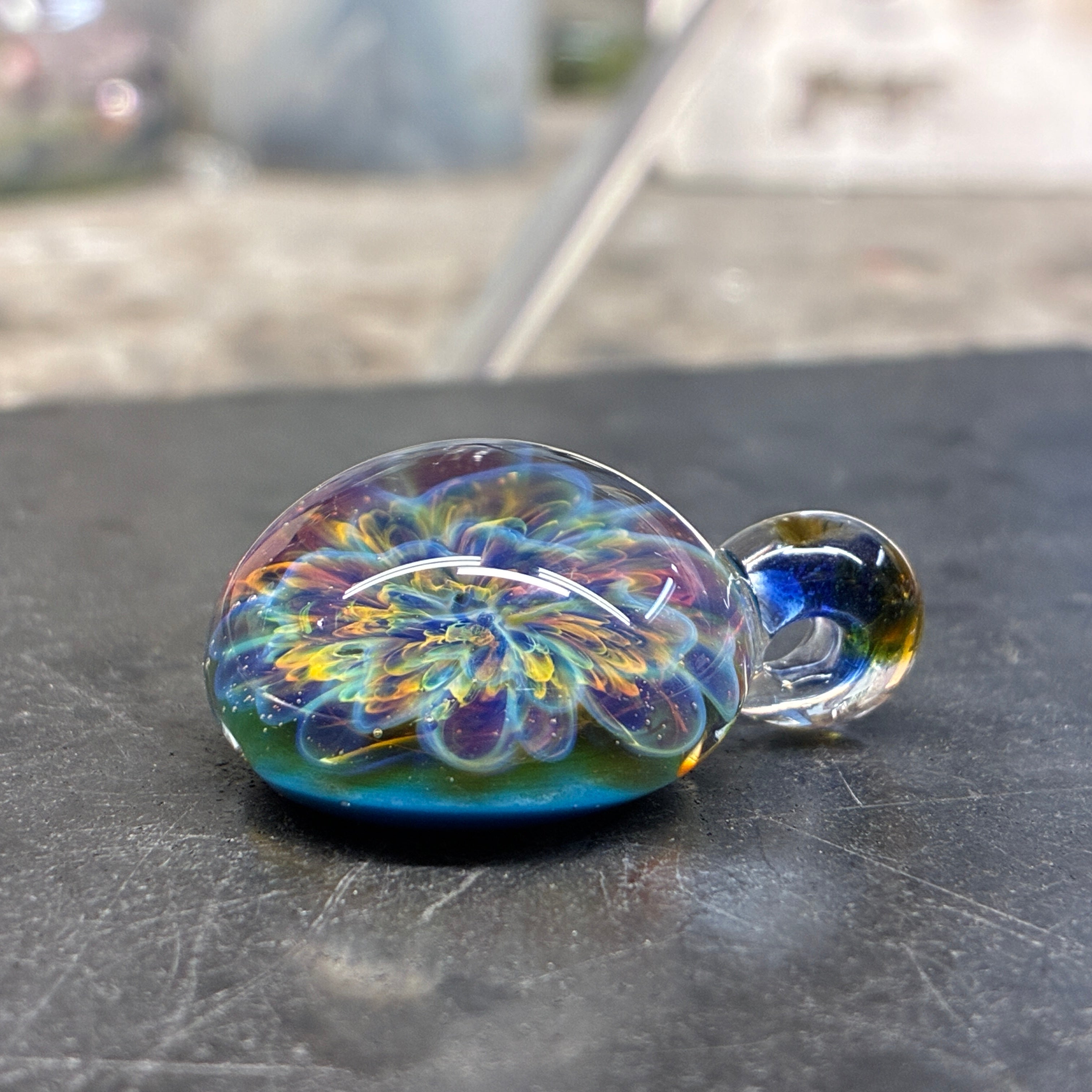 Tie-Dye Nebula Pendant