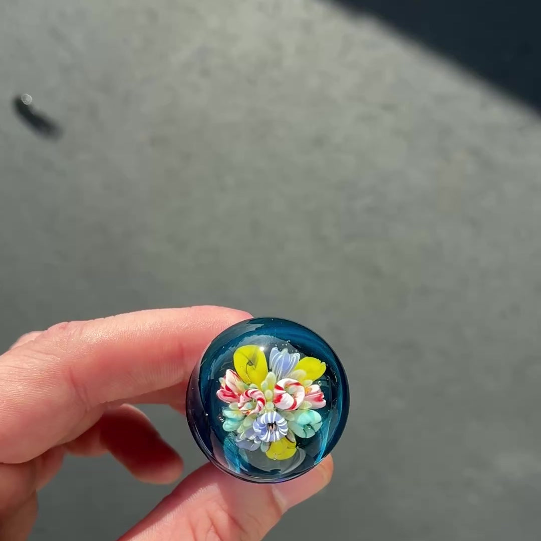 Glass Coral Reef Wine Stopper